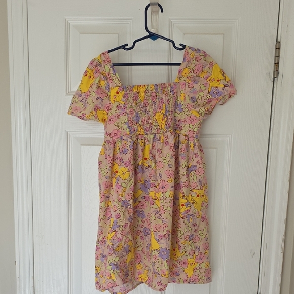 Pokemon Yellow and Pink Flutter Sleeve Sundress - Picture 5 of 5